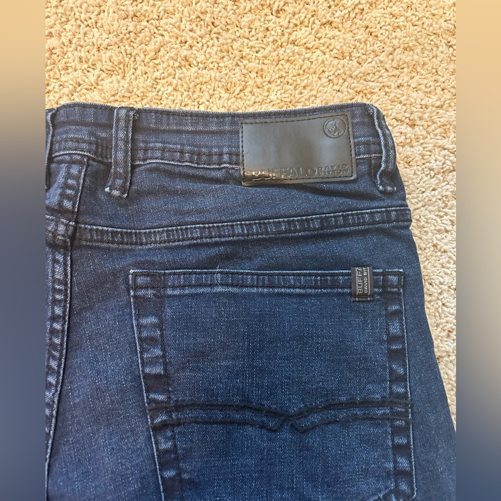 Buffalo David Bitton Mens Jeans Jackson-X Straight Stretch Extensible - Picture 2 of 7